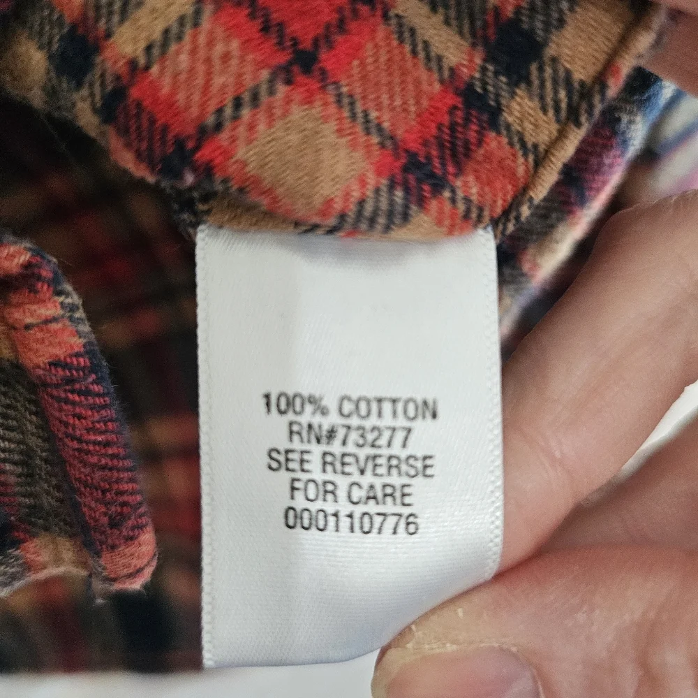 Men's Small Fall Color Button Up - Picture 3 of 6